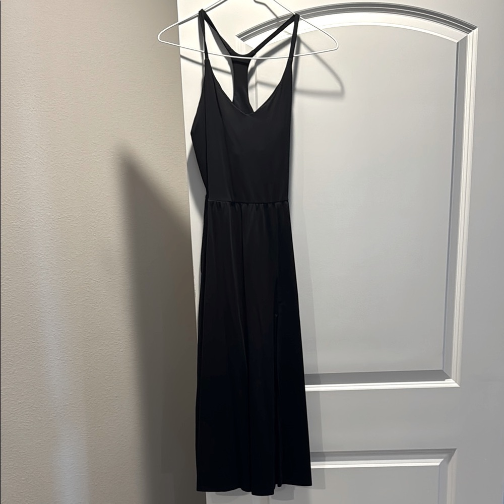 Like new Halara Black Spaghetti Strap Dress
